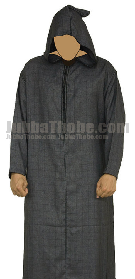 Morrocan Men Stylish Jubba Thobe With Hoodie