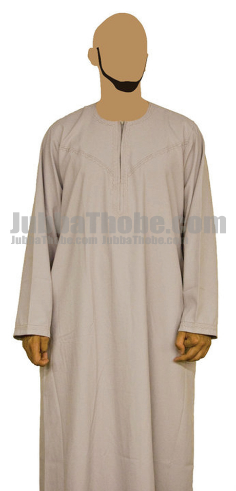 Omani Style Cream Jubba Thobe